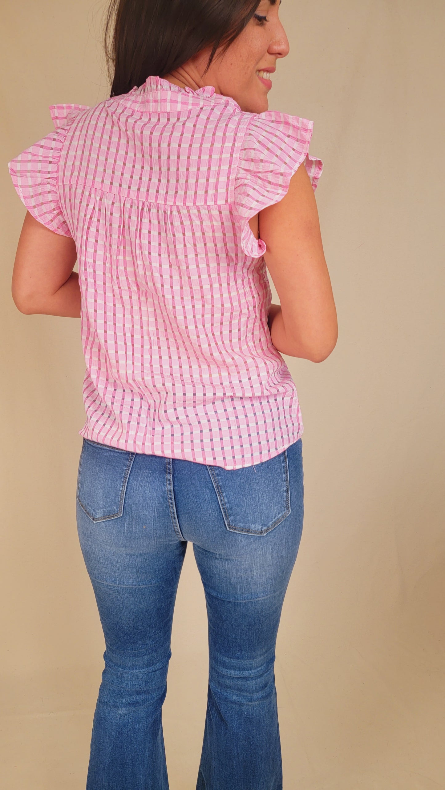 Pink Embroidered Blouse