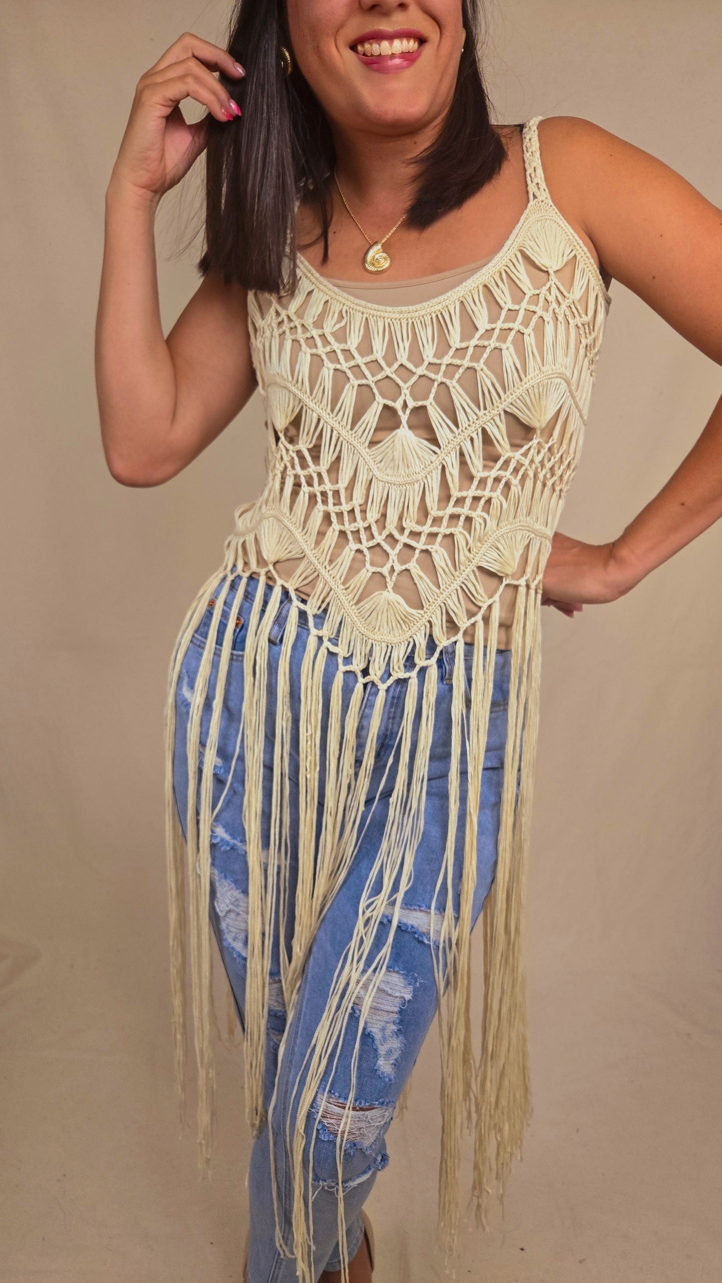 Sand Bohemian Coverup