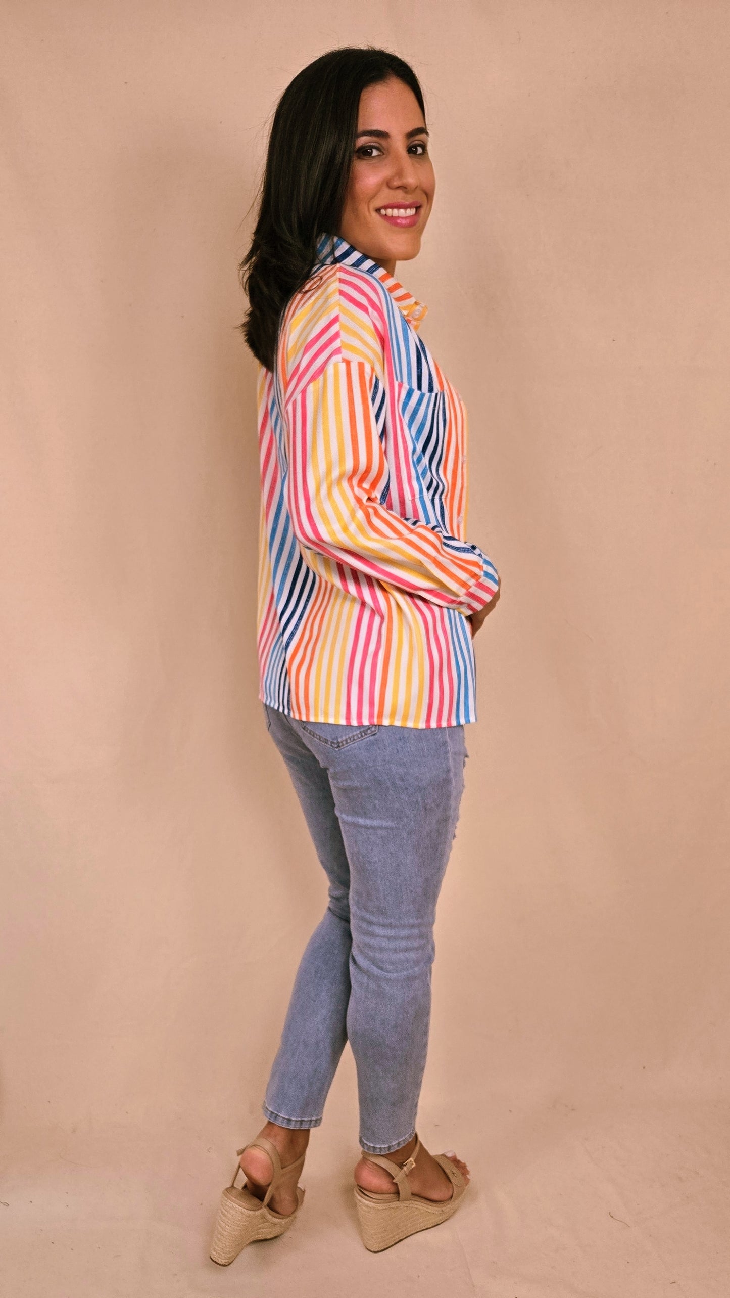 Stripes Multi Blouse