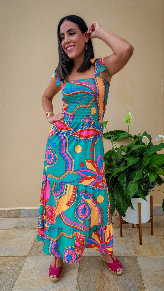 Life Full of Color Maxi Dress