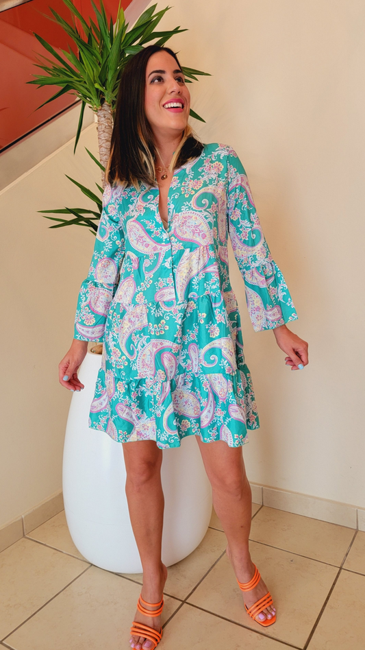 Paisley Print Tunic Dress