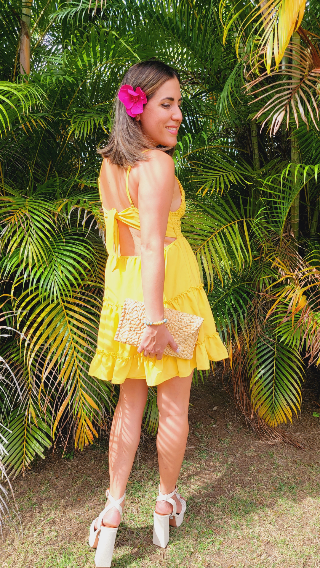 Tiered Ruffled Mini Dress