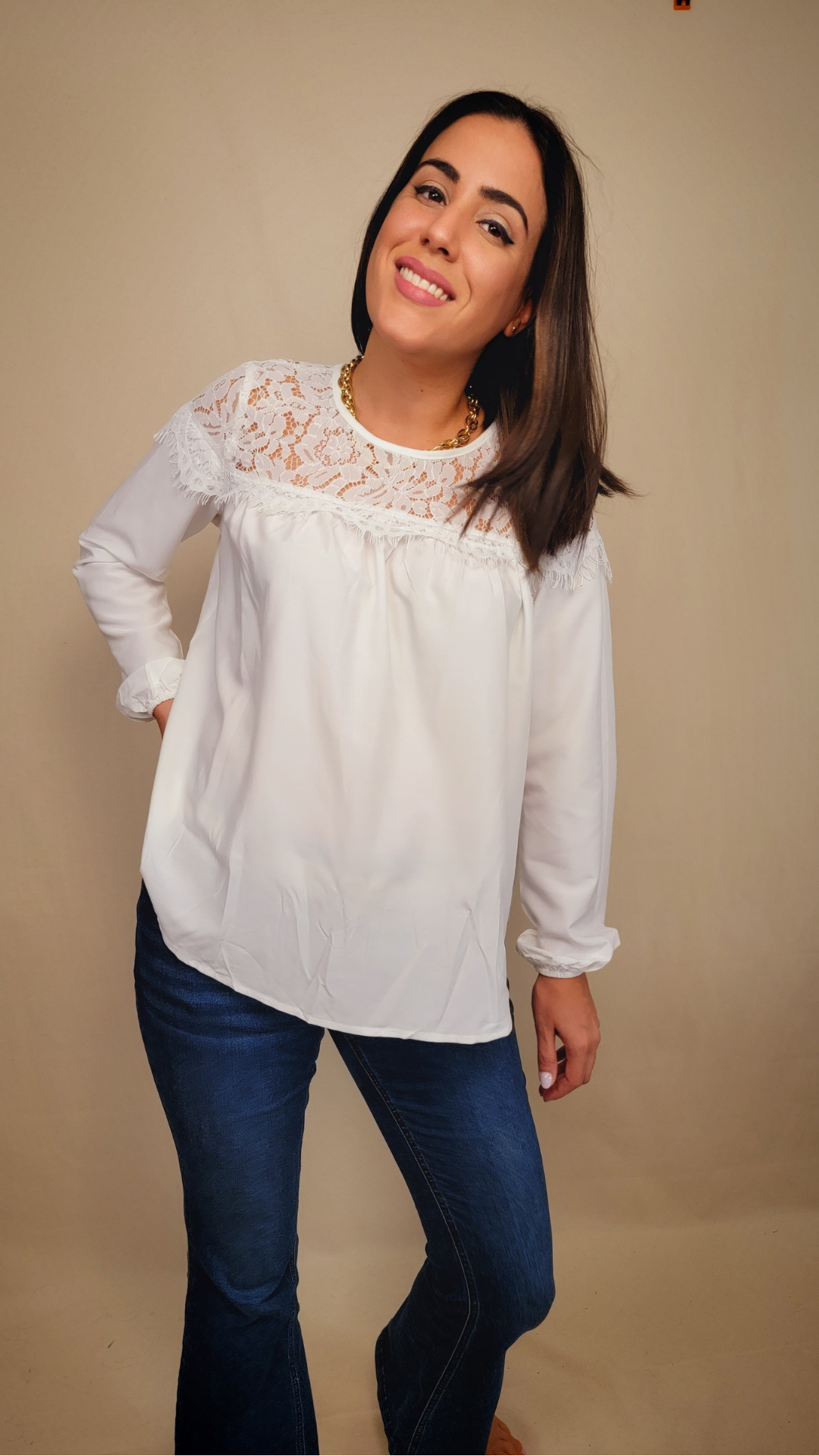 Romantic Long Sleeve Blouse