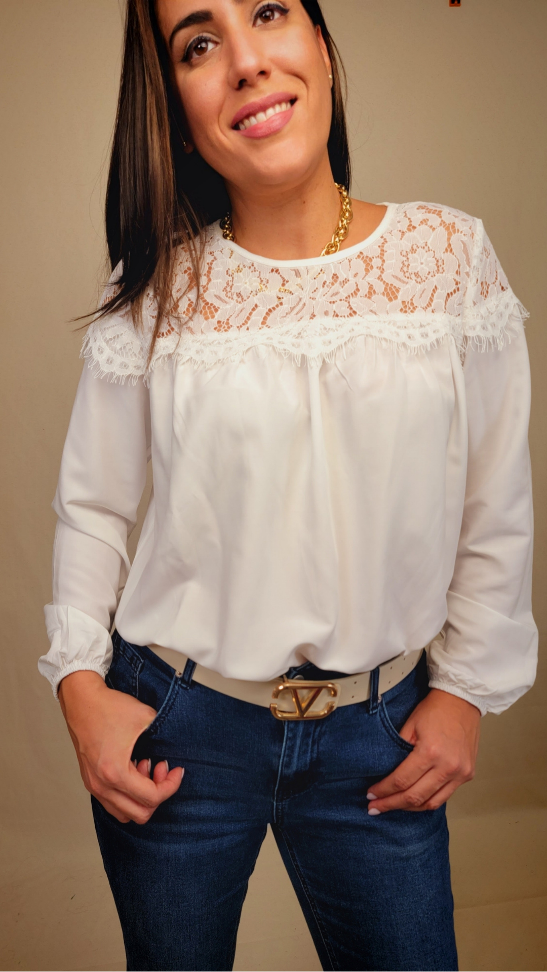 Romantic Long Sleeve Blouse