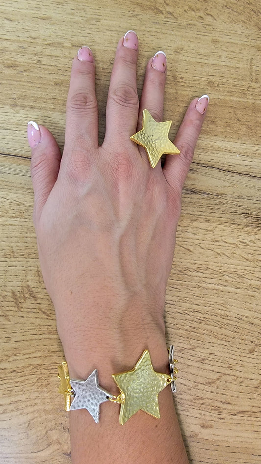 Star Adjustable Ring