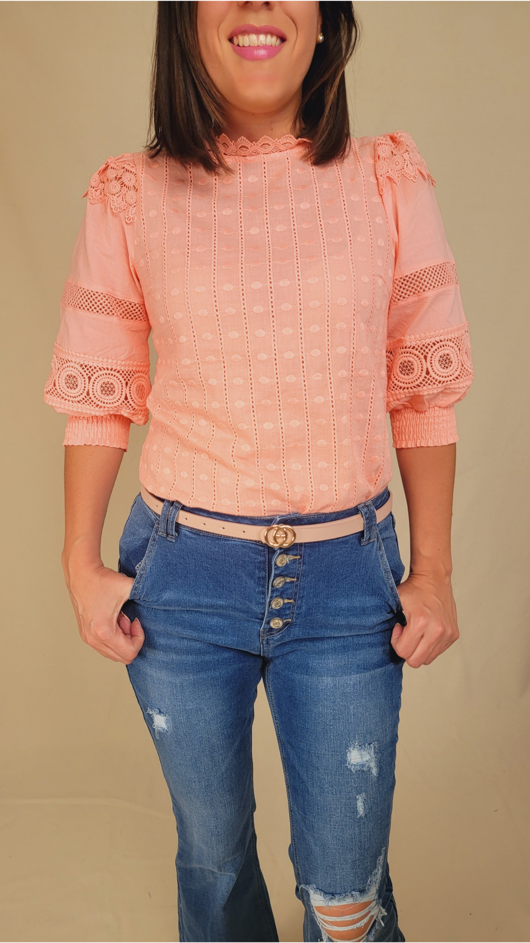 Coral Delicate Blouse