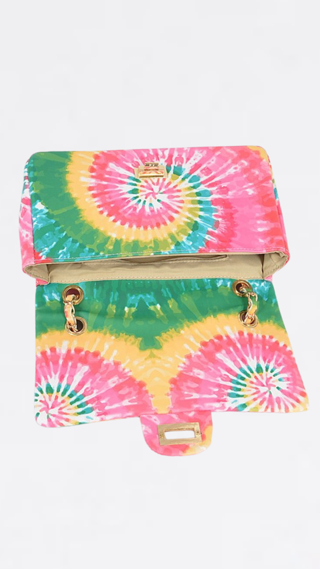 Tie Dye Print Clutch