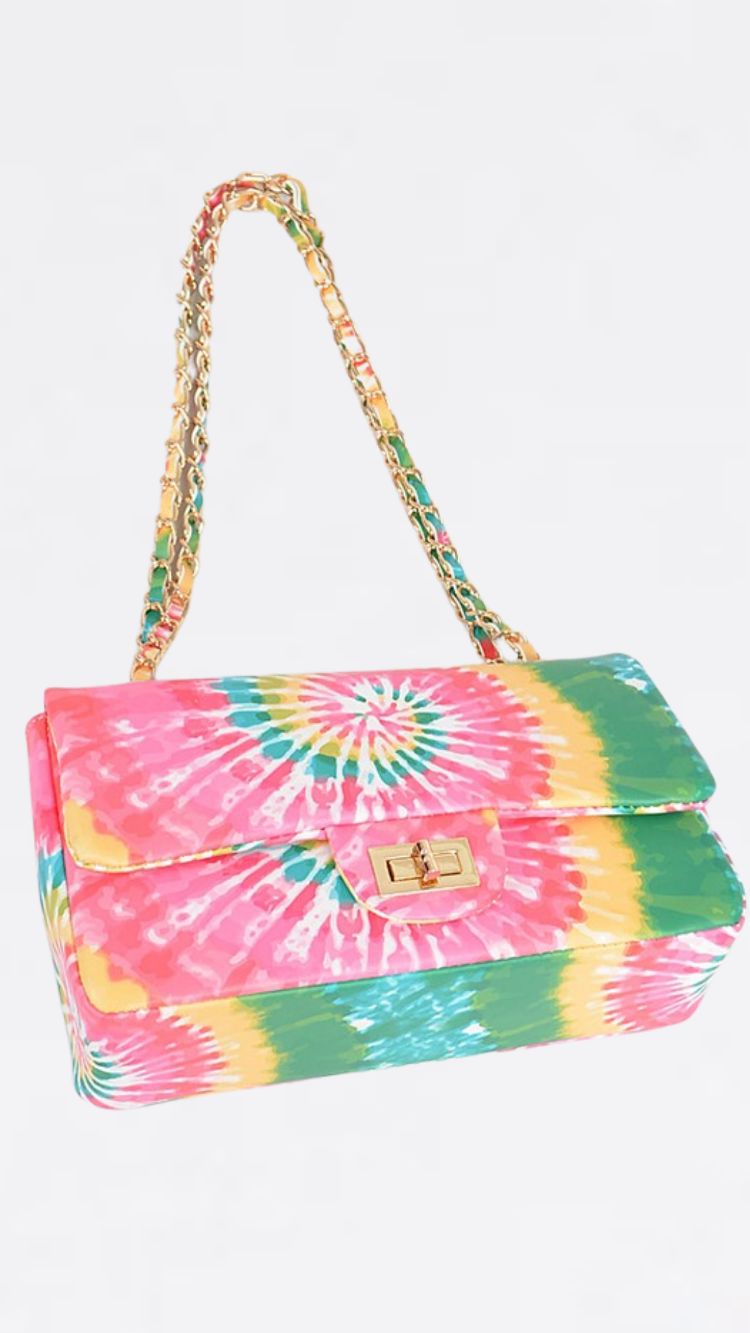 Tie Dye Print Clutch