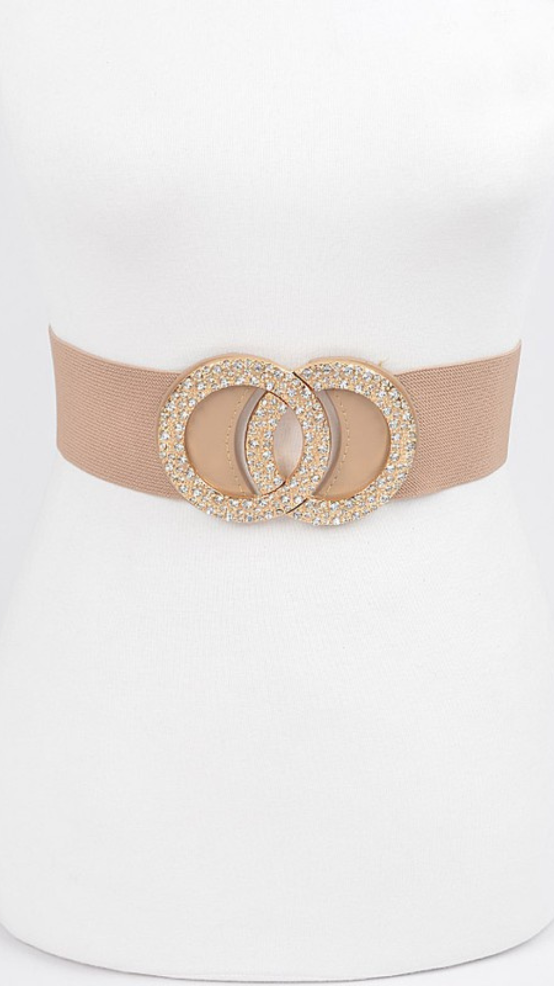 Rhinestone Elastic Belt