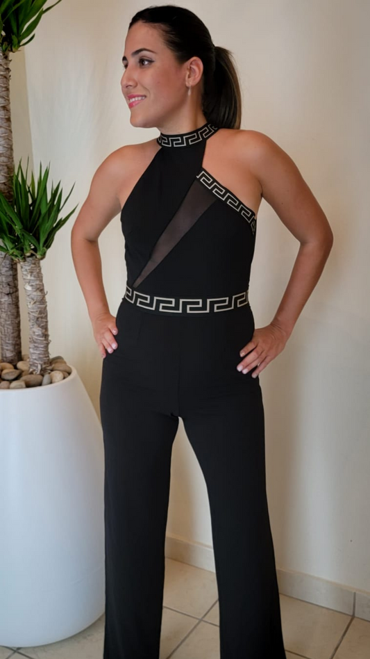 Black Halter Jumpsuit