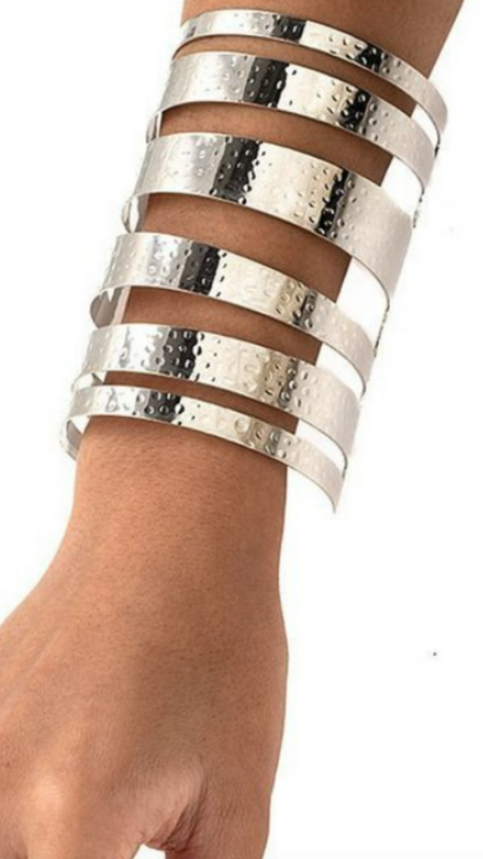 Multi Cut Out Cuff Bracelet